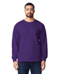 Gildan G240 Ultra Cotton Long Sleeve T-Shirt - Purple - model front