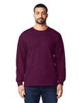 Gildan G240 Ultra Cotton Long Sleeve T-Shirt - Maroon - model front