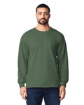 Gildan G240 Ultra Cotton Long Sleeve T-Shirt - Military Green - model front