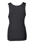 BELLA + CANVAS 1080 Women's Baby Rib Tank - Black - back