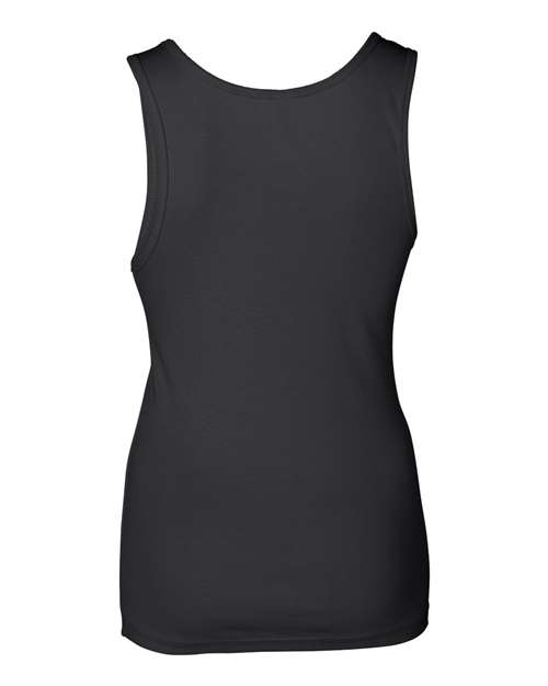 BELLA + CANVAS 1080 Women's Baby Rib Tank - Black - back