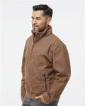 Dri Duck 5028 Maverick Boulder Cloth Jacket with Blanket Lining - Field Khaki - model side