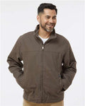 Dri Duck 5028 Maverick Boulder Cloth Jacket with Blanket Lining - Tobacco - model front
