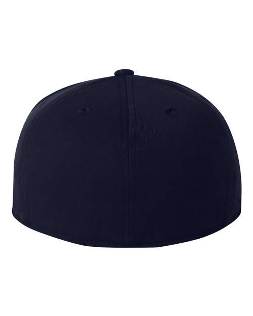 Flexfit 6210FF 210 Flat Bill Cap - Dark Navy - back