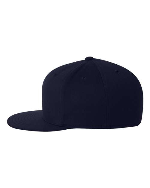 Flexfit 6210FF 210 Flat Bill Cap - Dark Navy - side