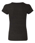 BELLA + CANVAS 8413 Women's Triblend Tee - Charcoal Black Triblend - back