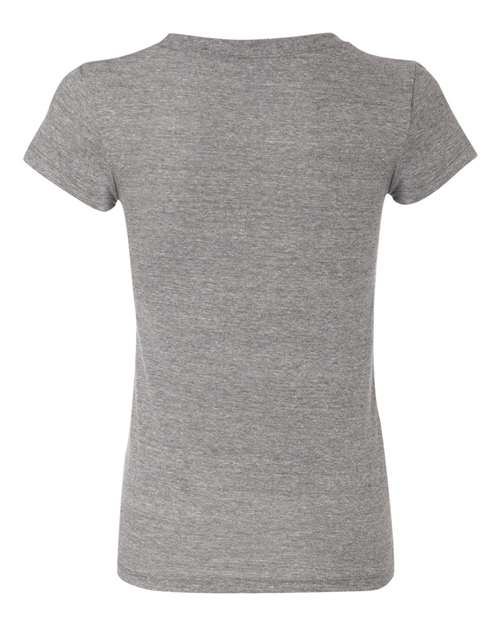 BELLA + CANVAS 8413 Women's Triblend Tee - Grey Triblend - back