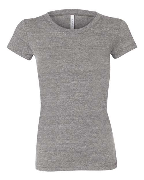 BELLA + CANVAS 8413 Women's Triblend Tee - Grey Triblend - front