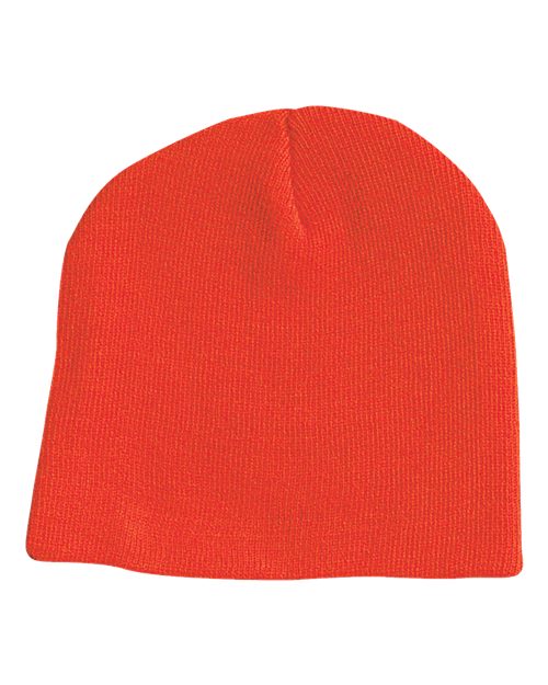 Sportsman SP08 8" Beanie - Blaze Orange - front