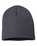 Sportsman SP08 8" Beanie - Heather Charcoal - front