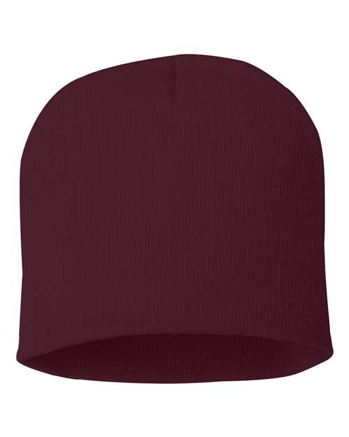 Sportsman SP08 8" Beanie - Maroon - front