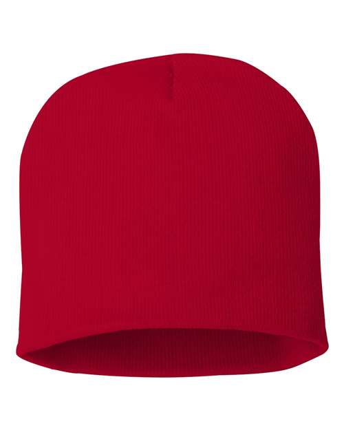 Sportsman SP08 8" Beanie - Red - front
