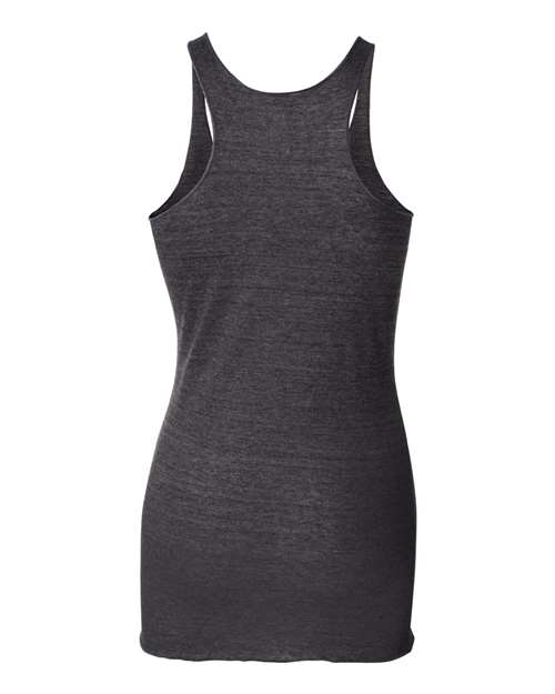 BELLA + CANVAS 8430 Women's Triblend Racerback Tank - Charcoal Black Triblend - back