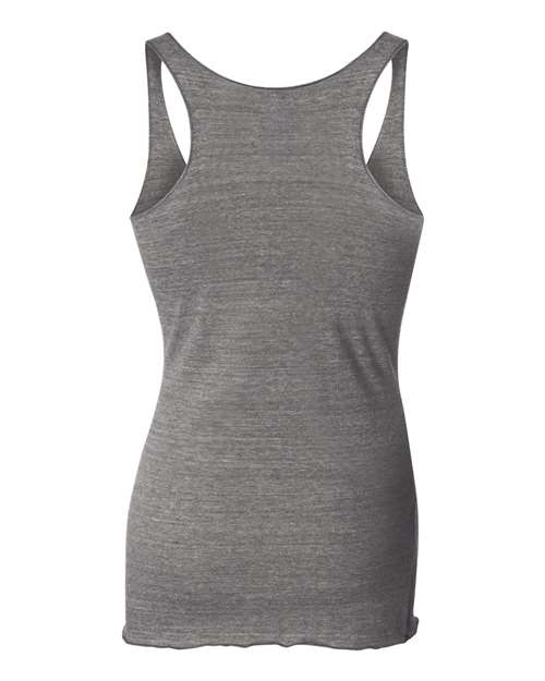 BELLA + CANVAS 8430 Women's Triblend Racerback Tank - Grey Triblend - back