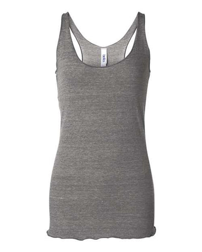 BELLA + CANVAS 8430 Women's Triblend Racerback Tank - Grey Triblend - front
