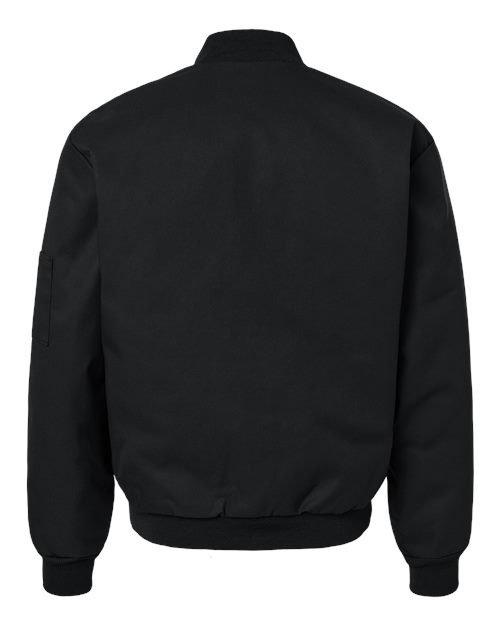 Red Kap JT38 Men's Solid Team Jacket - Black - back