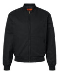Red Kap JT38 Men's Solid Team Jacket - Black - front