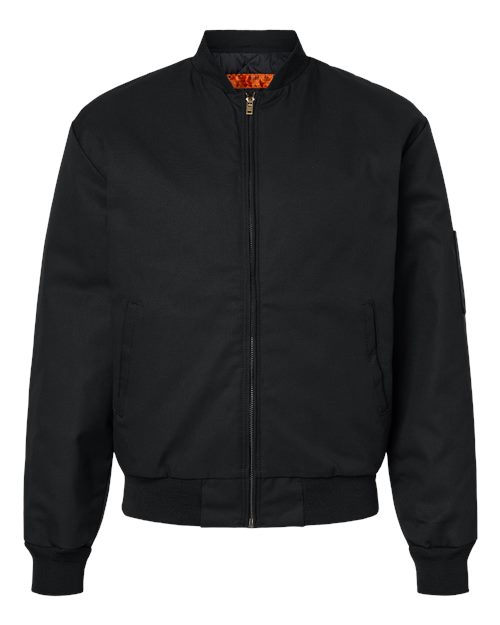 Red Kap JT38 Men's Solid Team Jacket - Black - front