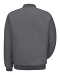 Red Kap JT38 Men's Solid Team Jacket - Charcoal - back