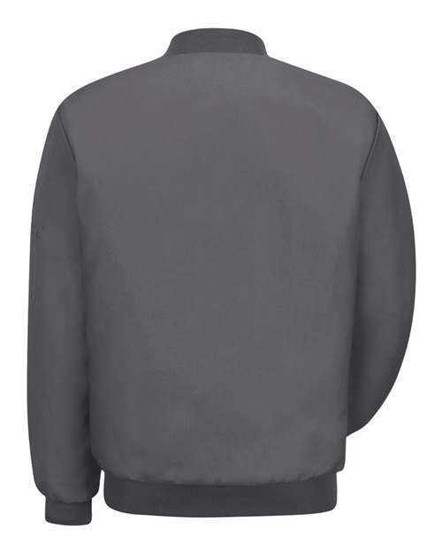 Red Kap JT38 Men's Solid Team Jacket - Charcoal - back
