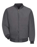 Red Kap JT38 Men's Solid Team Jacket - Charcoal - front