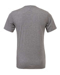 Bella+Canvas 3413 Unisex Triblend Short Sleeve Tee - Grey Triblend - back