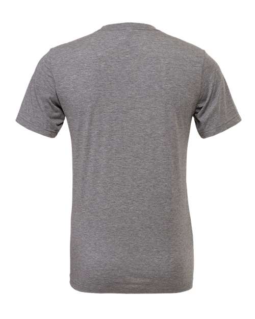 Bella+Canvas 3413 Unisex Triblend Short Sleeve Tee - Grey Triblend - back