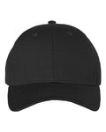 Valucap 2260 Cotton Twill Cap - Black - front