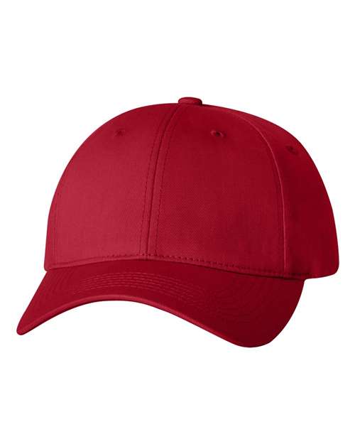 Valucap 2260 Cotton Twill Cap - Red - front