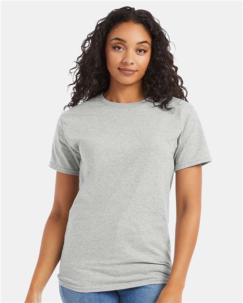 Hanes 5280 Essential-T T-Shirt - Ash - model front