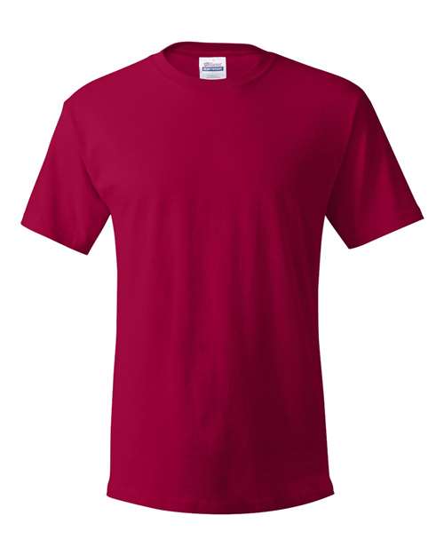 Hanes 5280 Essential-T T-Shirt - Deep Red - flat front