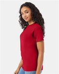 Hanes 5280 Essential-T T-Shirt - Deep Red - model side