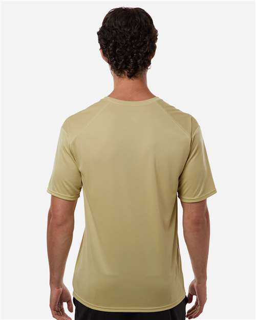 Badger 4120 Men's B-Core Sport Shoulders T-Shirt - Vegas Gold - model back