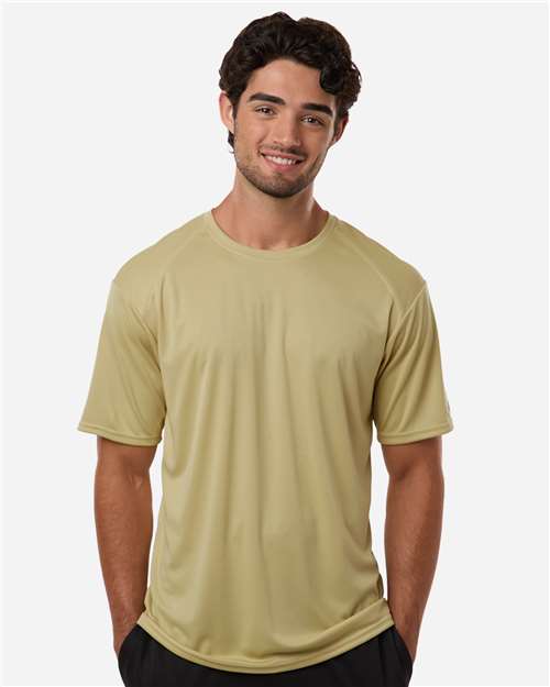 Badger 4120 Men's B-Core Sport Shoulders T-Shirt - Vegas Gold - model front