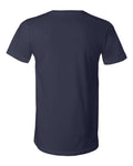 Bella + Canvas 3005 Jersey V-Neck Tee - Navy - back
