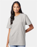 Hanes 5250 Authentic T-Shirt - Ash - model front