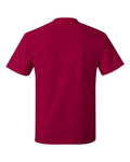 Hanes 5250 Authentic T-Shirt - Deep Red - back