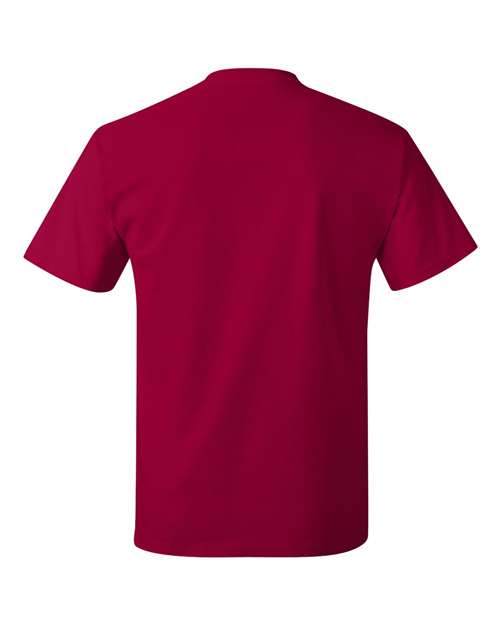 Hanes 5250 Authentic T-Shirt - Deep Red - back