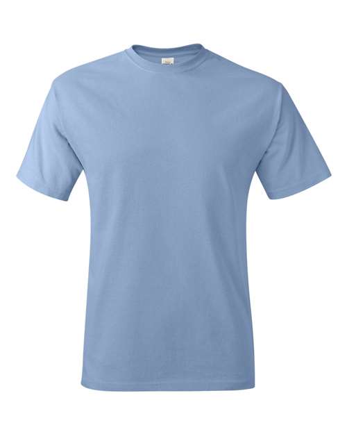 Hanes 5250 Authentic T-Shirt - Light Blue - flat front