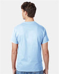 Hanes 5250 Authentic T-Shirt - Light Blue - model back