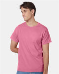 Hanes 5250 Authentic T-Shirt - Pink - model front