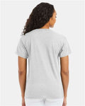 Hanes 5170 Unisex EcoSmart T-Shirt - Ash - model back