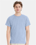 Hanes 5170 Unisex EcoSmart T-Shirt - Light Blue - model front
