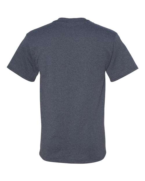 Jerzees 29MR Dri-Power 50/50 T-Shirt - Vintage Heather Blue - back