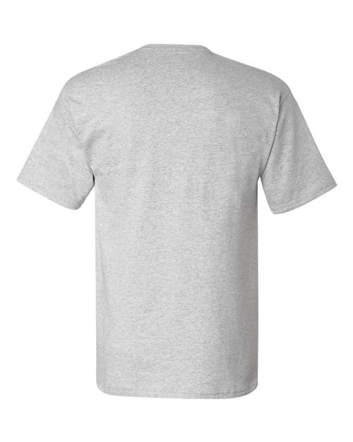 Hanes 5590 Men's Authentic Pocket T-Shirt - Ash - back