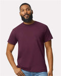 Gildan 2300 Unisex Ultra Cotton Pocket T-Shirt - Maroon - model front