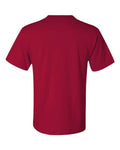 Jerzees 29MPR Unisex Dri-Power 50/50 Pocket T-Shirt - True Red - back