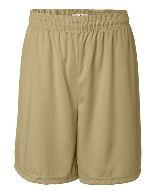 Badger 4107 Men's B-Core 7" Shorts - Vegas Gold - front