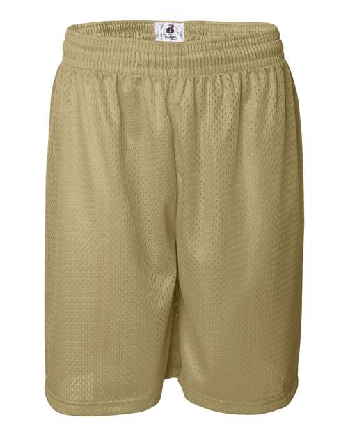Badger 7209 Men's Pro Mesh 9" Shorts - Vegas Gold - front