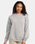 Hanes P160 EcoSmart Crewneck Sweatshirt - Ash - model front